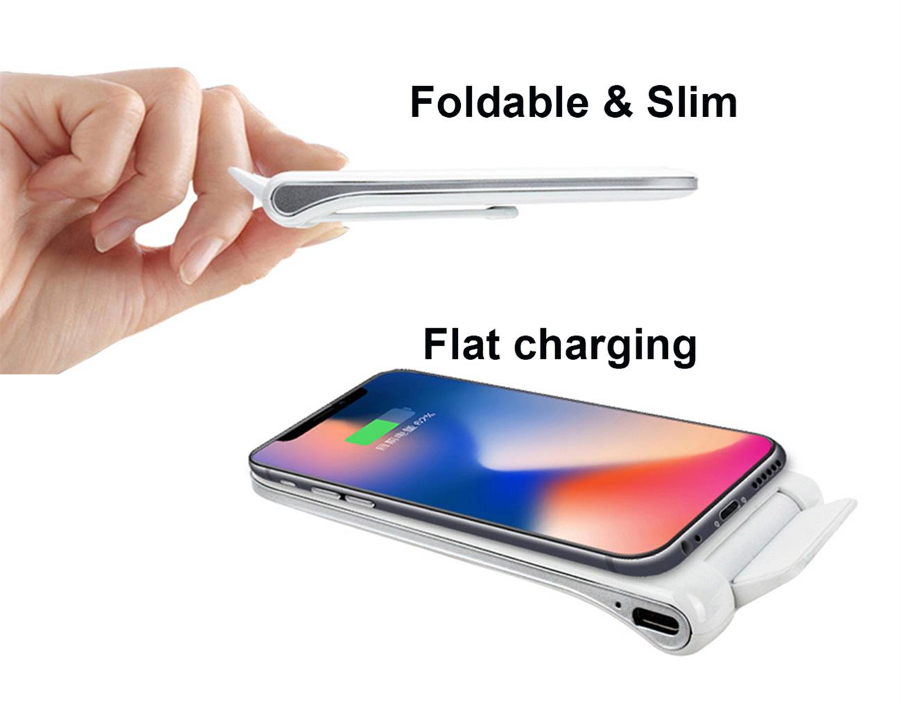 Foldable Wireless Charger 15w Fast Charge  For Smart Phone
