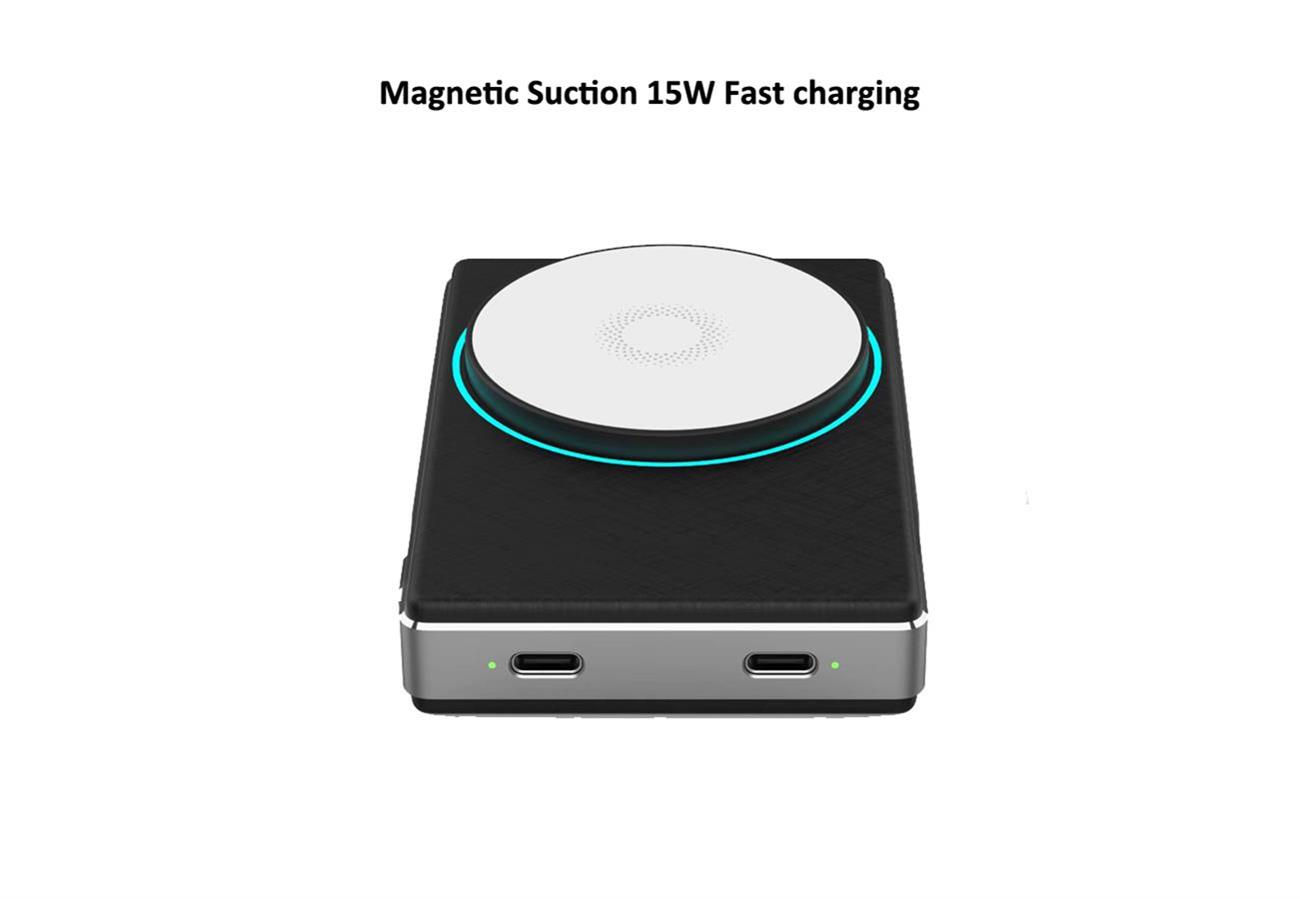 Magnetic Wireless Power Bank  10000 Mah Type C