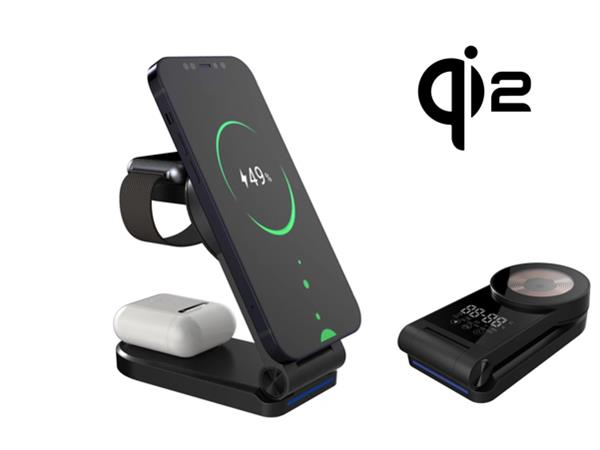 Qi2  Foldable Wireless Charger - Patented Tooling