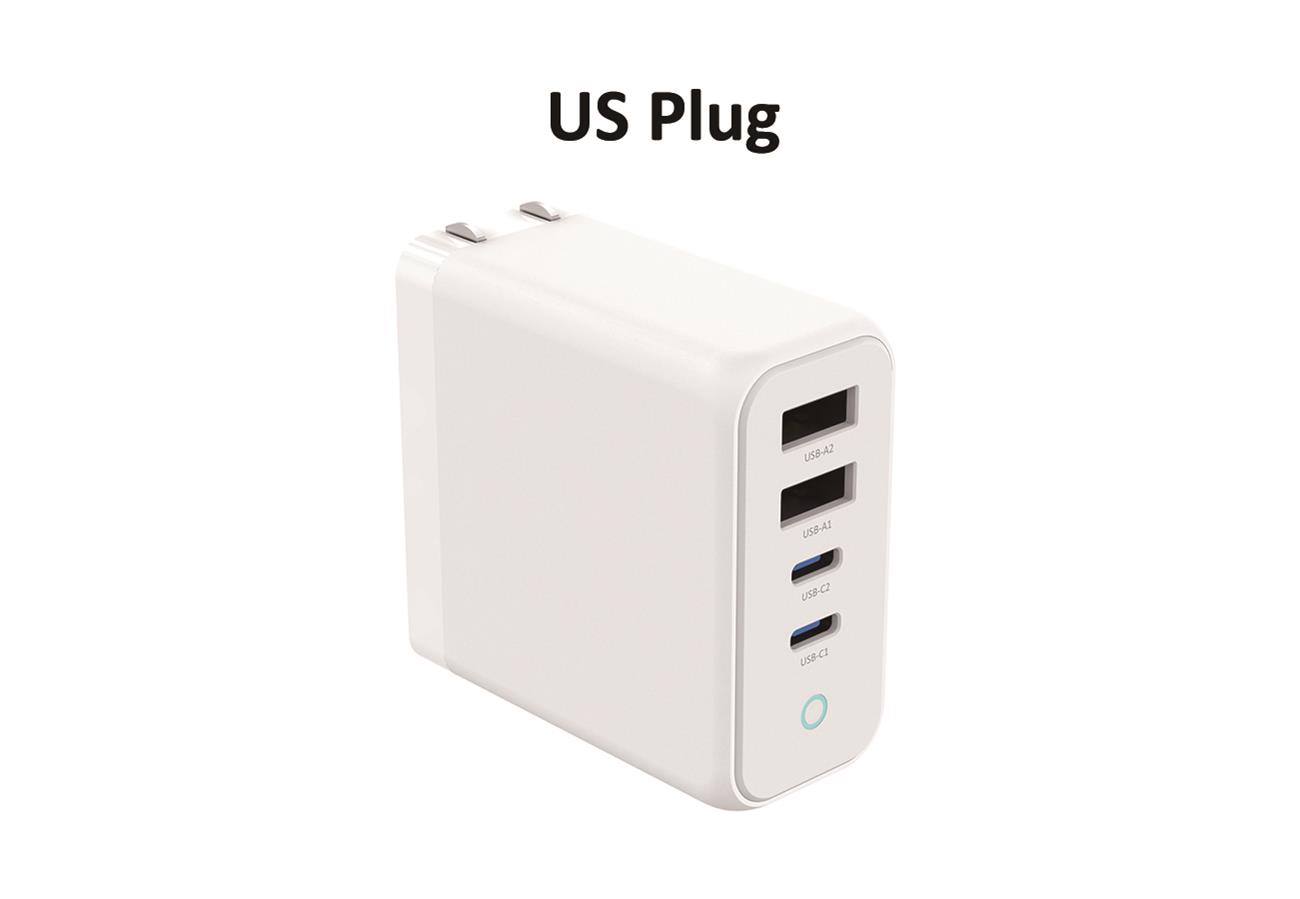 GaN 67w Wall Charger 2 USB-A 2 Type C Port