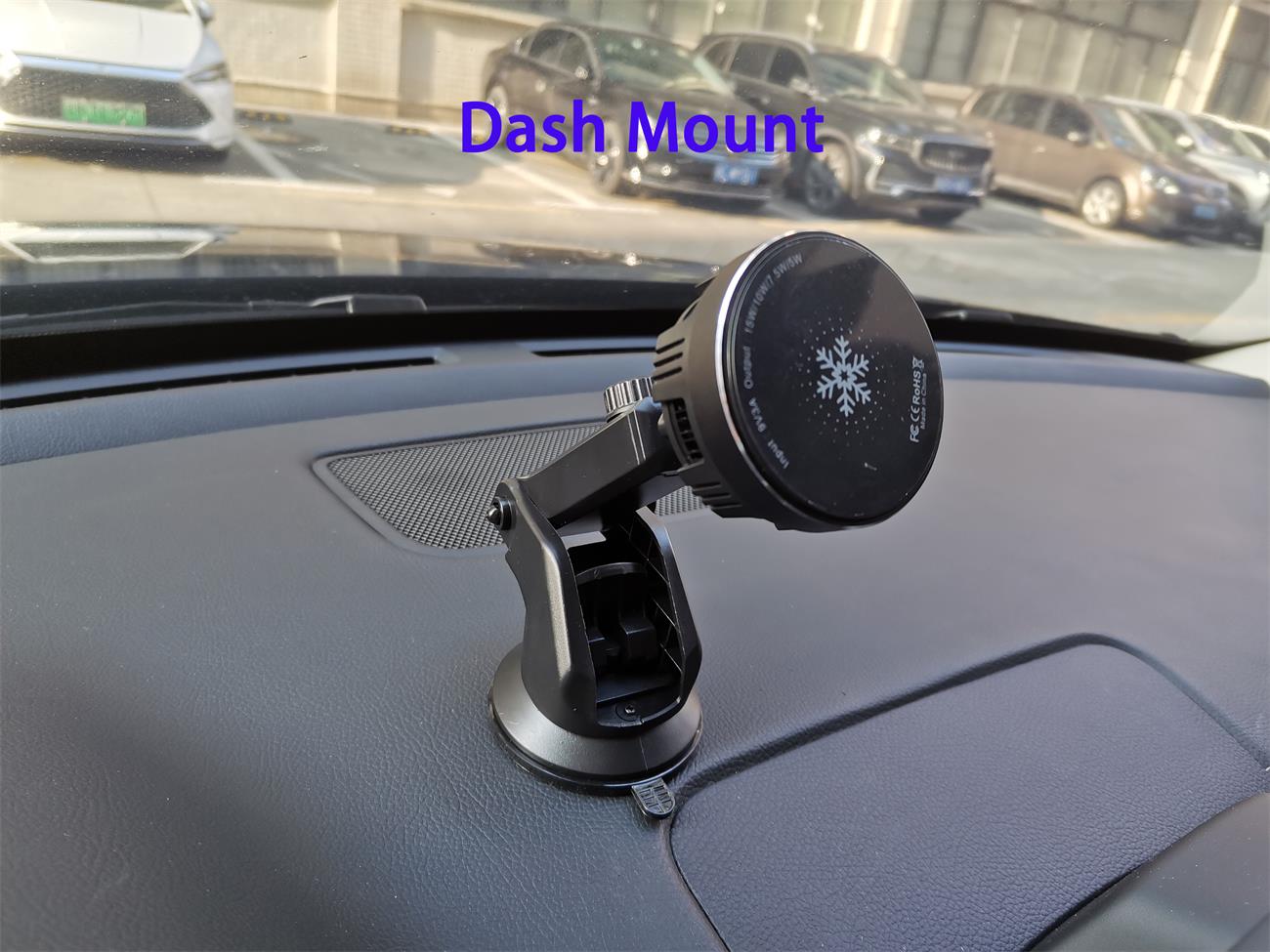 Qi2 Magnetic Wireless Car Charger With Semiconductor cooling