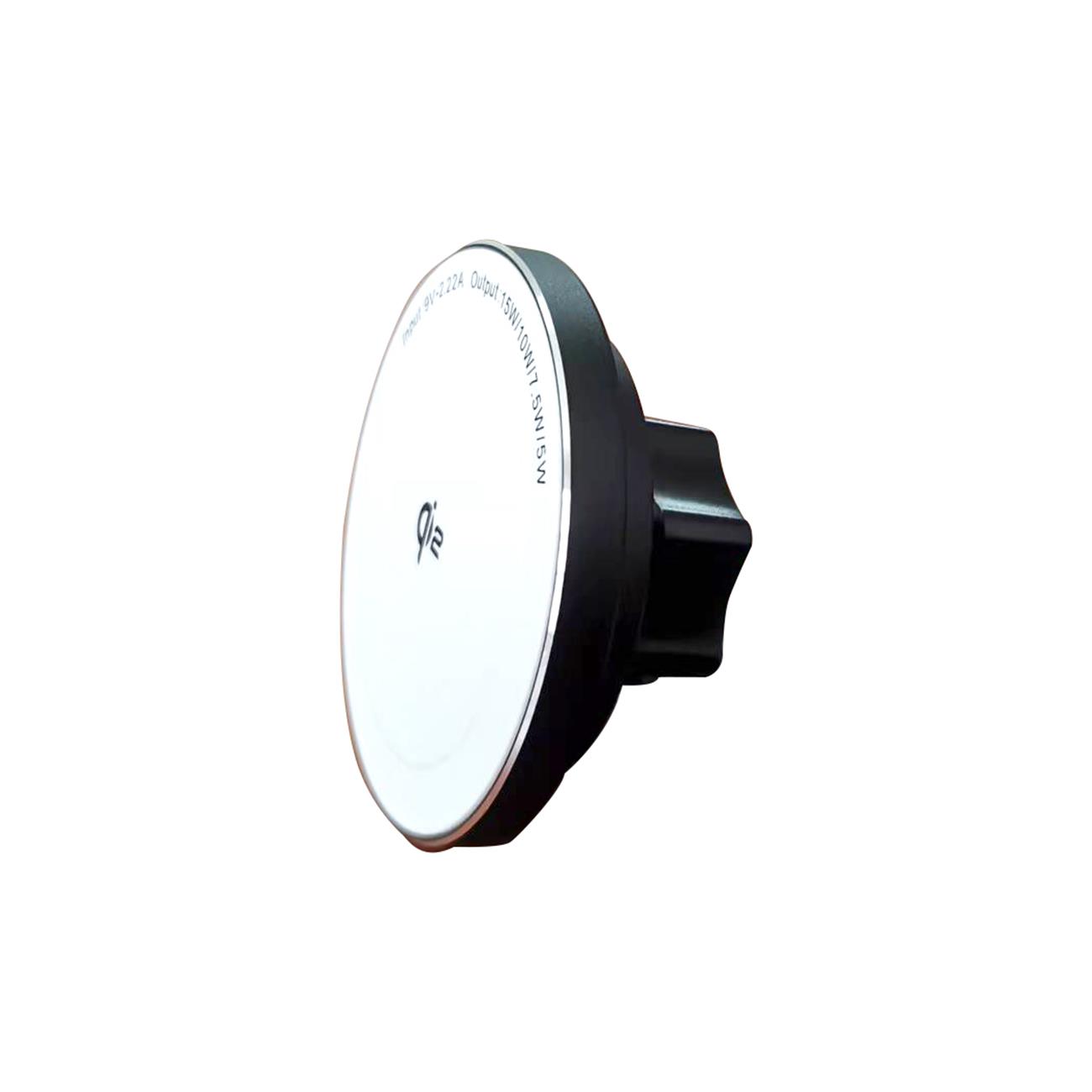 Qi2 Wireless Car Charger Magnetic Suction 15w Fast Charge For Iphone