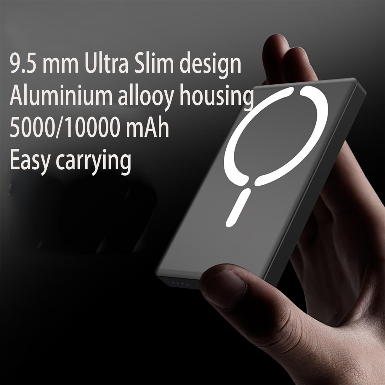 Utra Slim Magnetic Wireless Power Bank