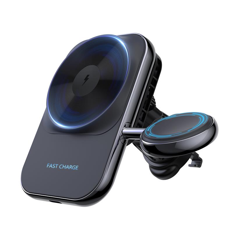 Semi-conductor cooling Magnetic Wireless Car Charger 2 In 1