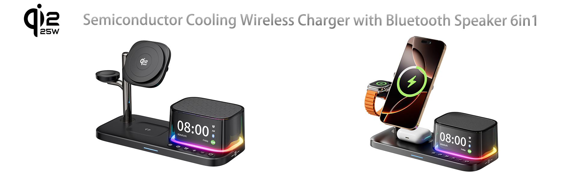 Qi2.2 Semiconductor Cooling Wireless Charger
