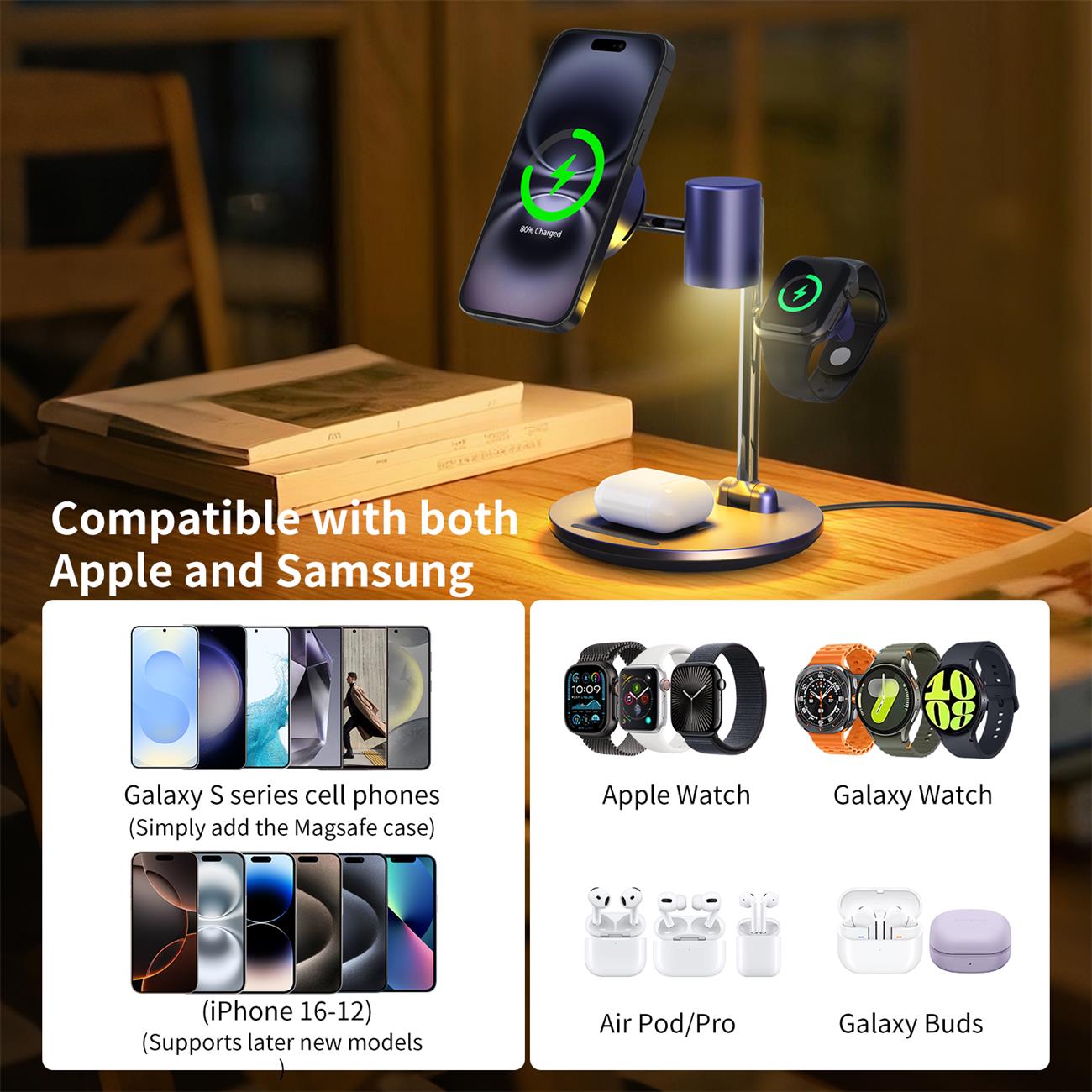 Qi2 Semiconductor Cooling Magnetic Wireless Charger 5 In 1