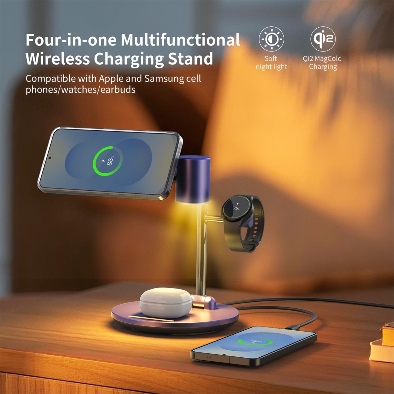 Qi2 Semiconductor Cooling Magnetic Wireless Charger 5 In 1