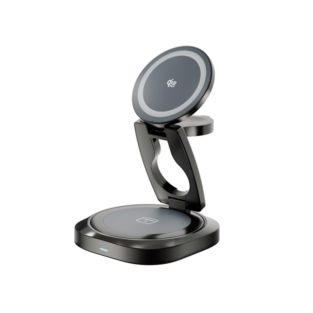 Qi2.2 Magnetic Wireless Charger 3 In 1 Foldable Design