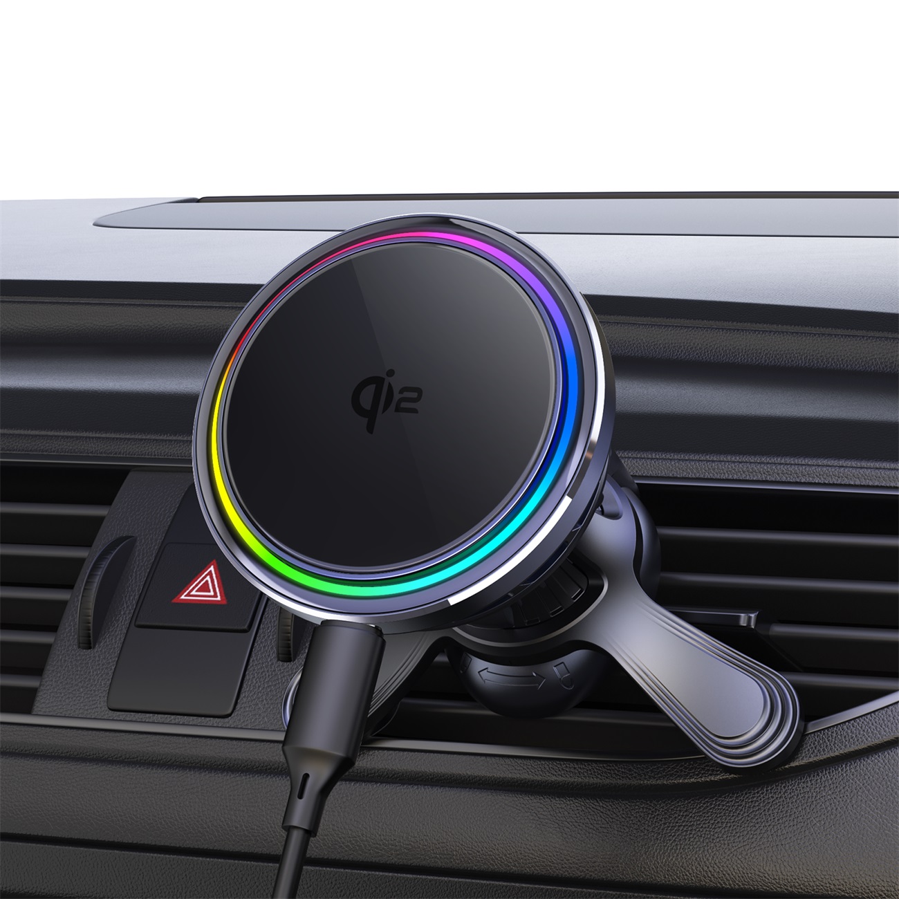 Qi2.2 Semi-conductor Cooling Magnetic Wireless Car Charger 2 In 1