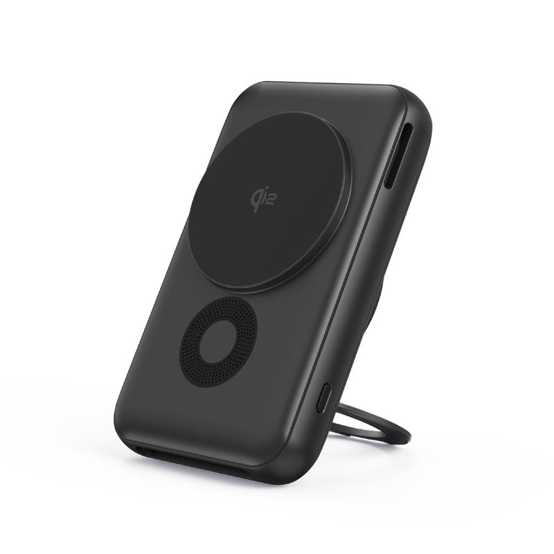 Semi-conductor Cooling Qi2 Magnetic Wireless Power Bank 10000mah With Foldable Stand