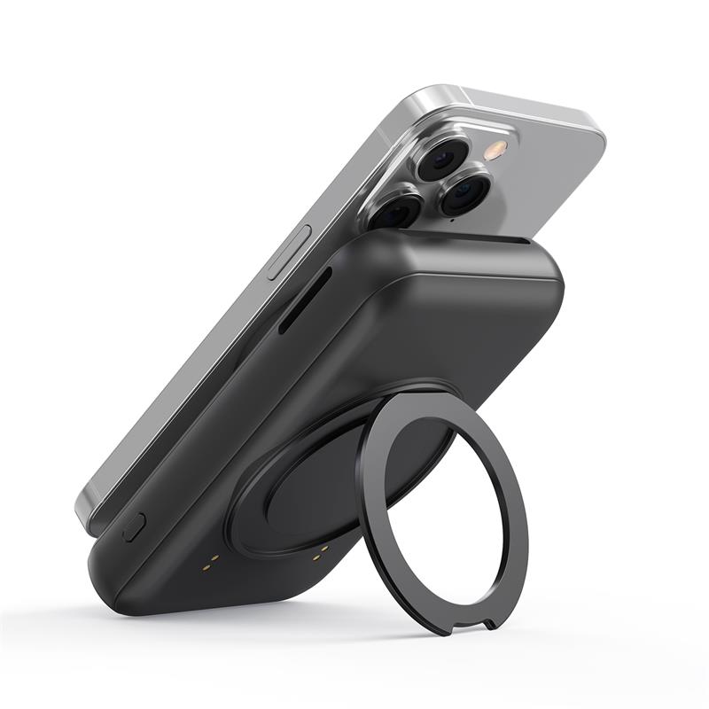 Semi-conductor Cooling Qi2 Magnetic Wireless Power Bank 10000mah With Foldable Stand